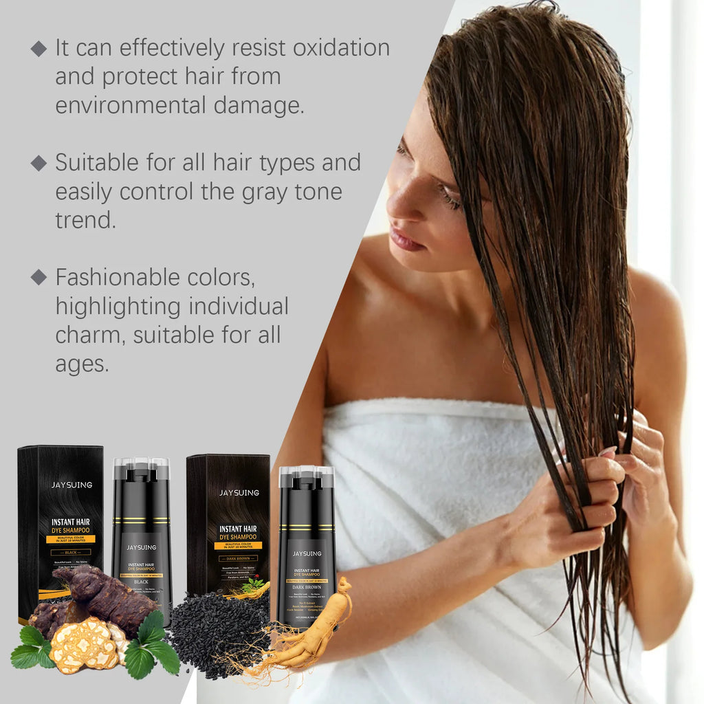 Polygonum Multiflorum Herbal Hair Dye Shampoo 200ml Hair Dye Shampoo Oasis Select