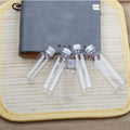 5/10/20/30ml Mini Transparent Glass Bottles Aluminium Cap Empty Sample Jars Storage Vials Liquid Containers Home Decor Oasis Select 20ml