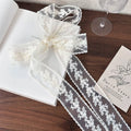 Korean Version of Ins Retro Lace Long Silk Scarf Female Personality with Decorative Streamers Multi-functional Belt Ribbon Oasis Select 25997B 2m