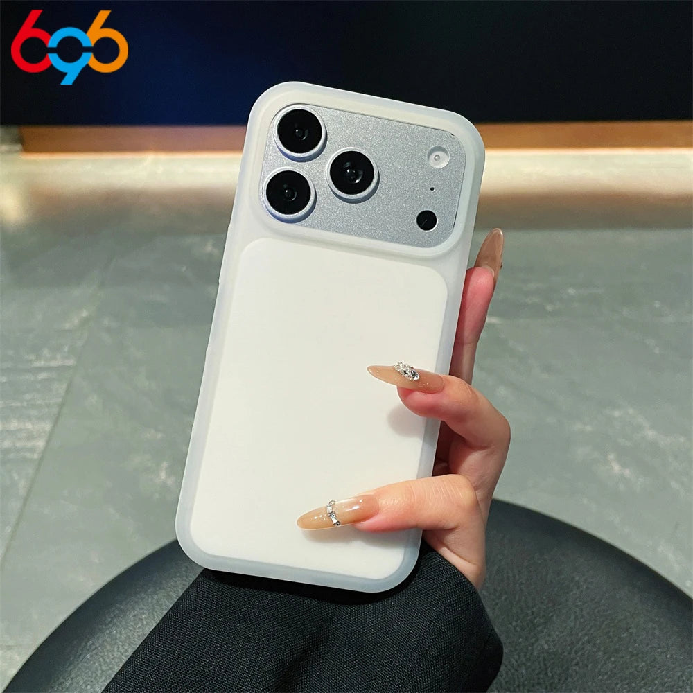 Men Women Phone Case For Iphone 17Promax 17 Pro 15/16Promax 16 15 Promax Original Candy Jelly Color Matte Shell Shockproof Cover Oasis Select