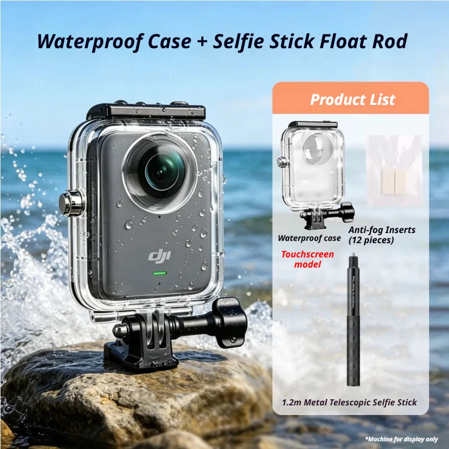45m Waterproof Dive Case for DJI Osmo 360 | Protective Housing