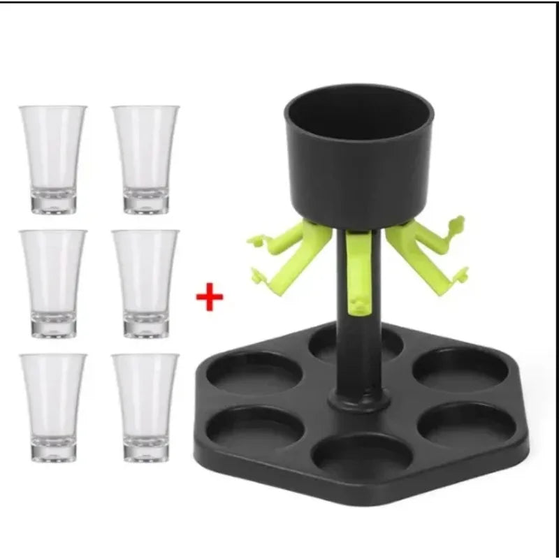 1pcs Drink Dispenser Party Supply Creative Liquor Pourer Reusable Beer Wine Whiskey Holder for Bar Drinking Game Oasis Select