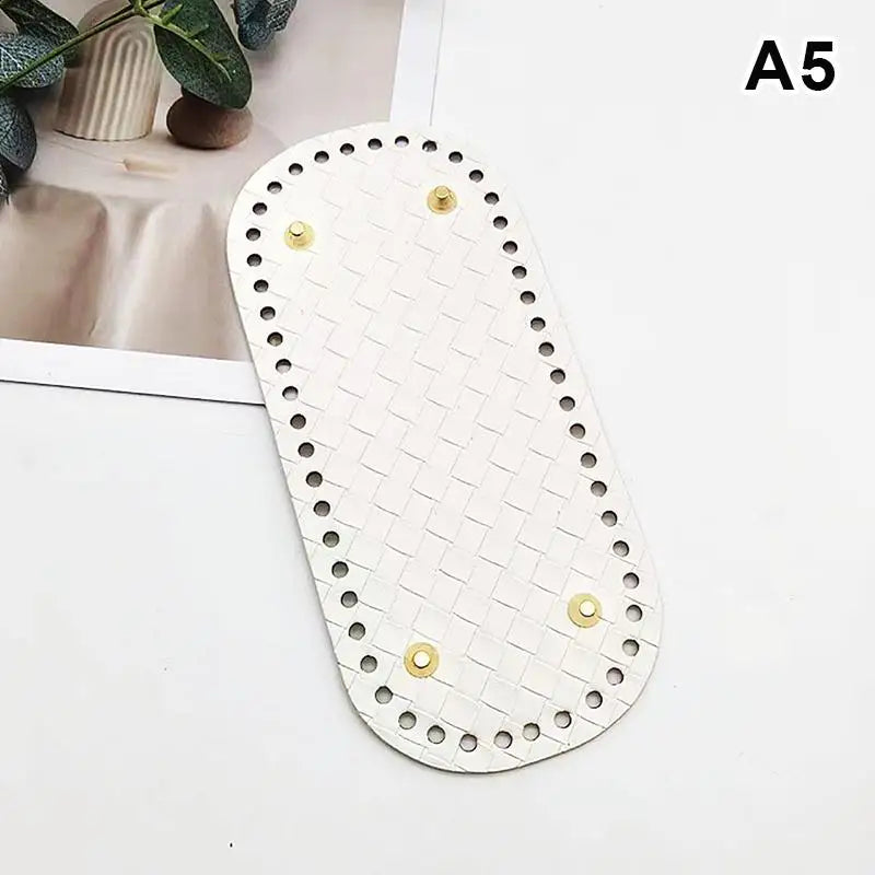 PU Leather Bag Base 22x10cm | DIY Crochet Purse Bottom DIY Bag Base Oasis Select A5