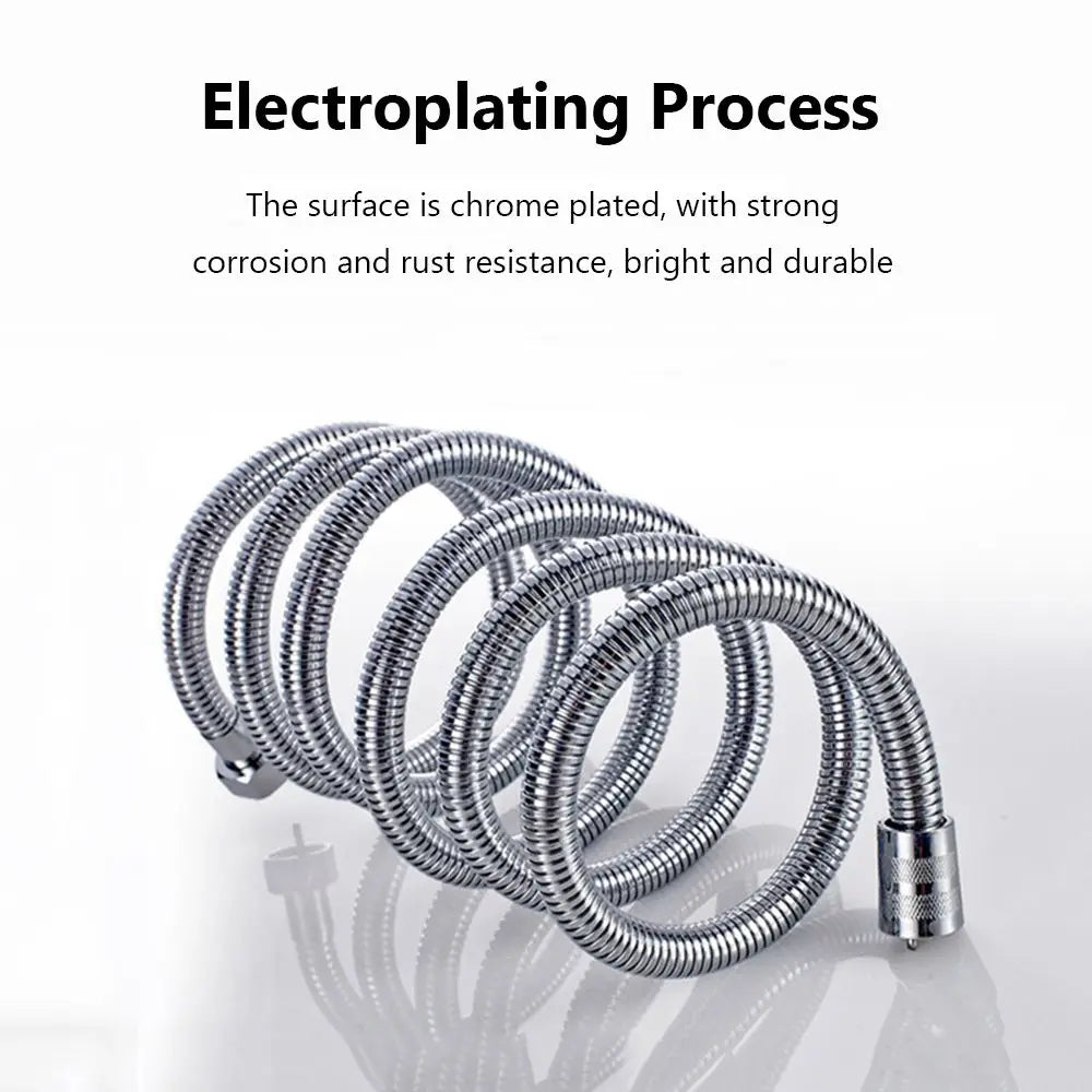Replacement Handheld Shower Head Hose Anti-twist Stainless Steel Shower Extension Tube Titanium Gold High Pressure Oasis Select
