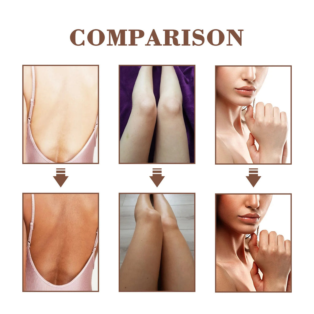 EELHOE Self-Tanning Mousse Care Body Bronzer Lotion Suntan Lotion Sunbed Tanning Accelerator Skin Moisturizing Self Tanner Spray Oasis Select