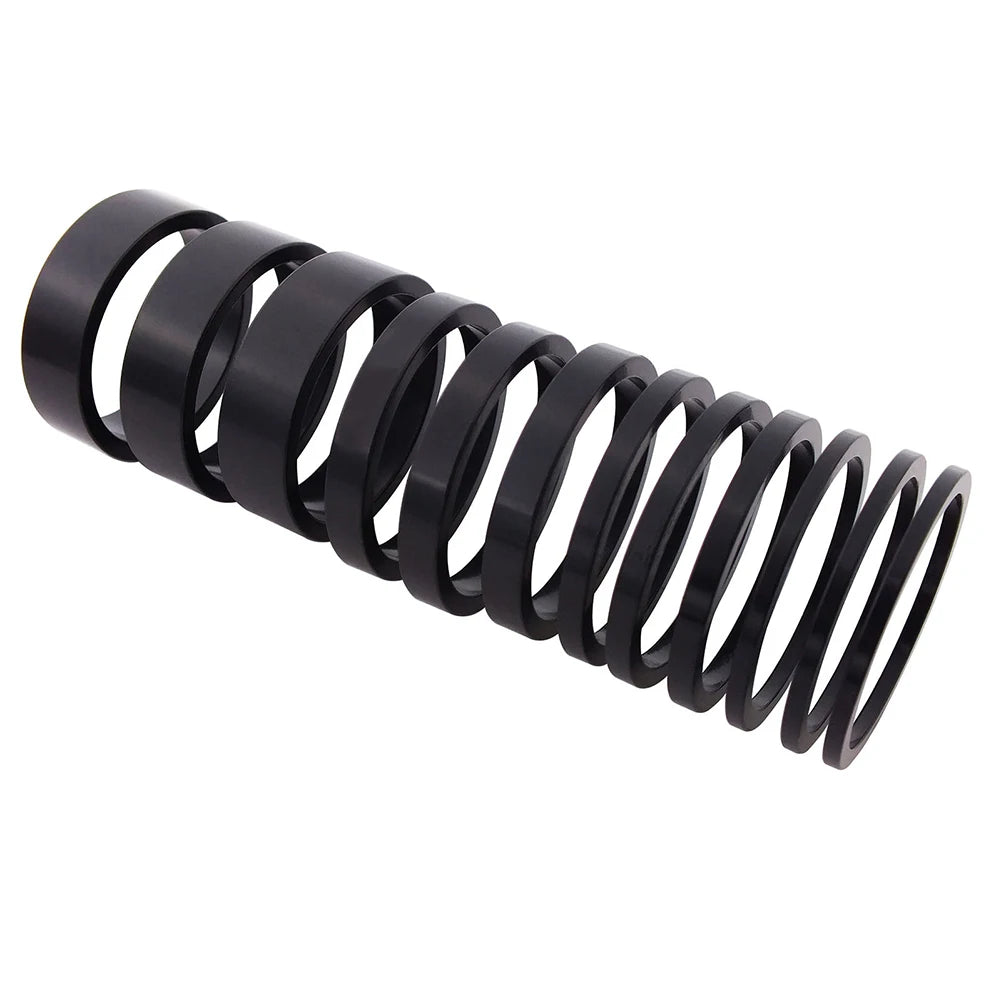 Bike Headset Spacer Set 12PCS Aluminium Alloy Stem Washer 2mm 3mm 5mm 10mm Designed for 28 6mm Round Tubes Forks Frames Oasis Select