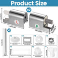 [TL]【TL】1Set Toilet Soft Close Hinges Seat Hinge Replacement Toilet Lid Hinges Hardware Fixing Connector Parts Oasis Select one size