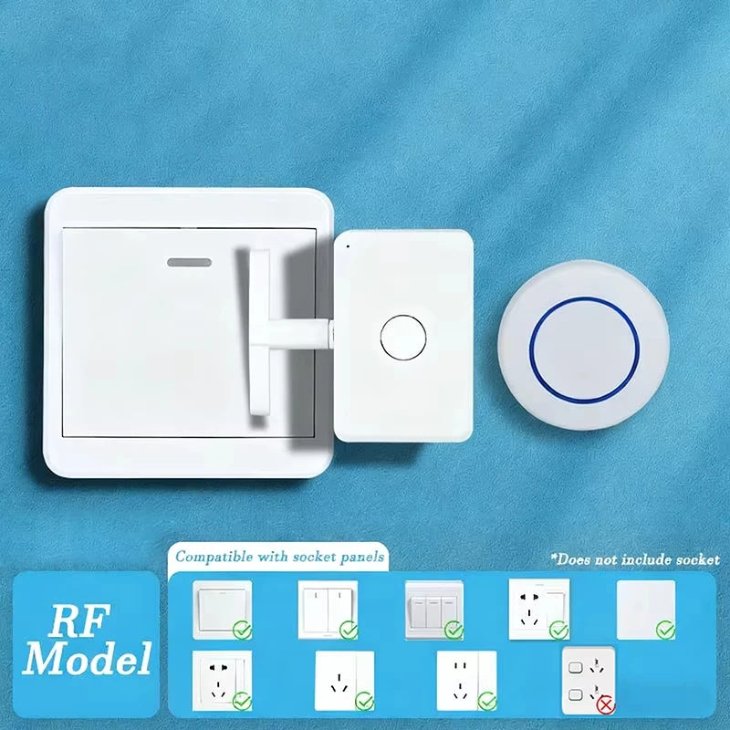 Wireless Control Light Switch Off Tool Automatic Button Pusher Intelligent USB Rechargeable Lazy Remote Control Switch Oasis Select Round button switch