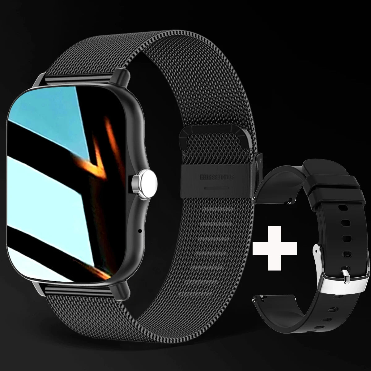 PENGAGAR Smart Watch 1.83" AMOLED Bluetooth Call Fitness Tracker