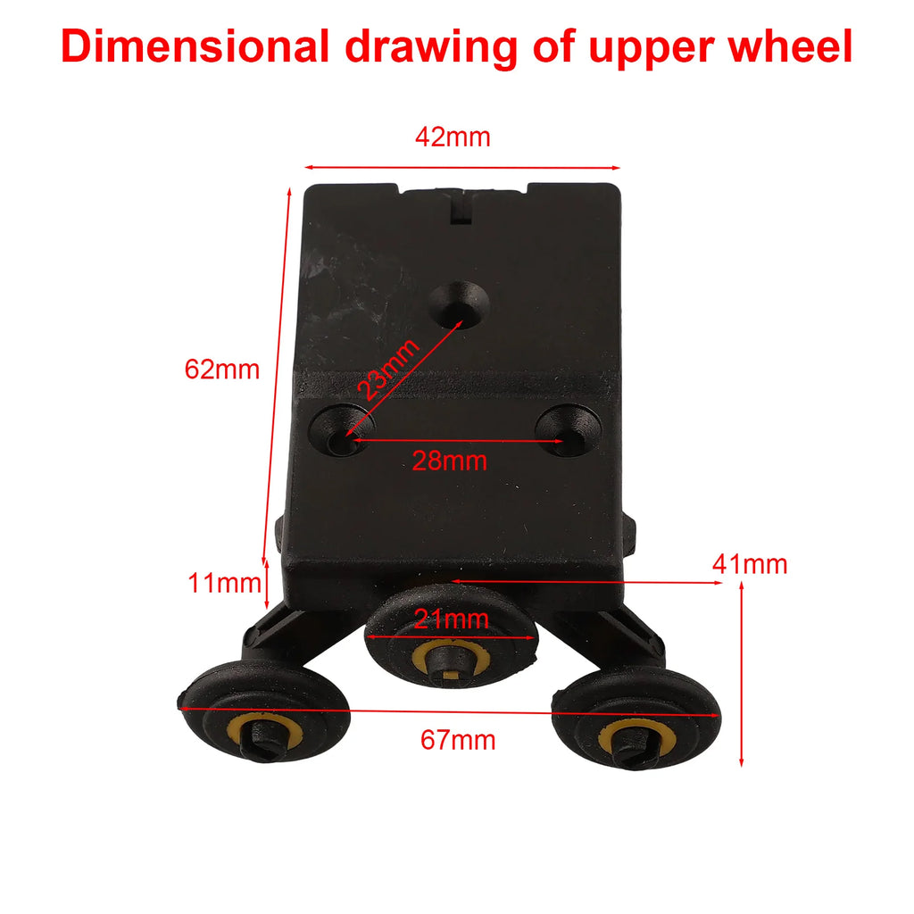 Sliding Door Pulley Core Upper Lower Wheel Core Old Wooden Door Roller Guide Kit Side Mounted Sliding Door Pulley Inner Core Oasis Select