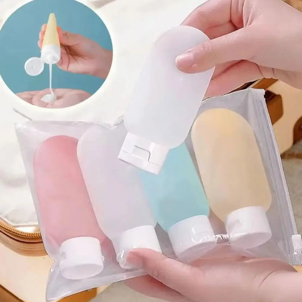 60ml Travel Silicone Squeeze Bottles – 4-Pack Leakproof TSA