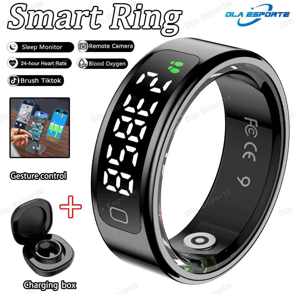 Ola Esporte R11C Smart Ring – SpO2, Heart Rate & Gesture Control