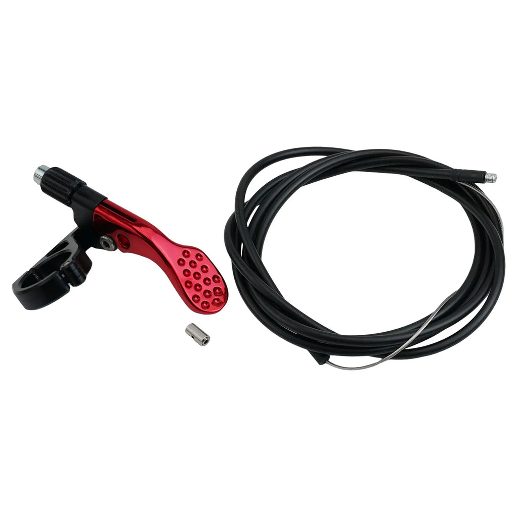 Adjustable Control Lever Anodized Lever Bicycle Accessory Silver Bicycle Lift Controller Aluminum Alloy Material Oasis Select