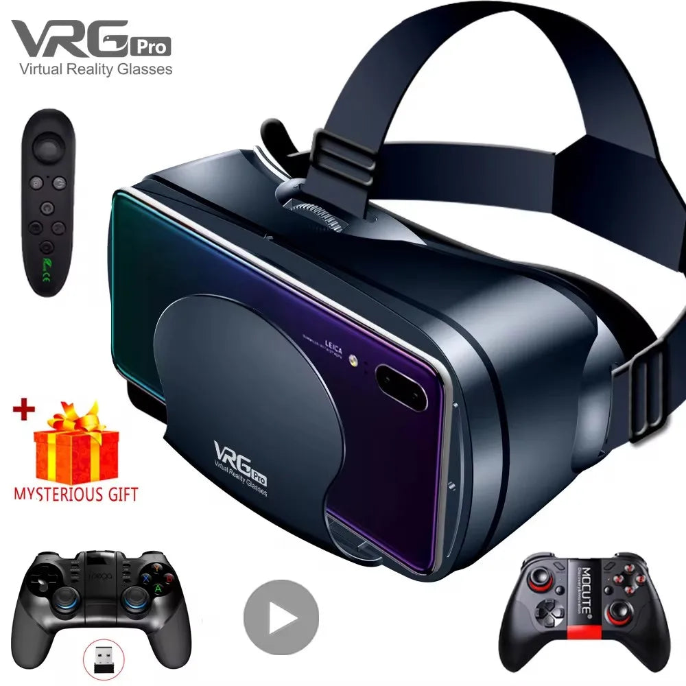 AyeBeau VRG Pro 3D VR Headset for Smartphones Up to 7 Inches