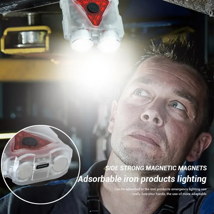 Mini LED Flashlight Type-C Rechargeable | 5 Modes & Pen Clip