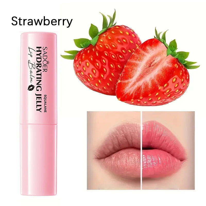 Fruit Flavor Lip Balm – Moisturizing & Smooth Lips Gift for Girls Lip Balm Oasis Select Strawberry