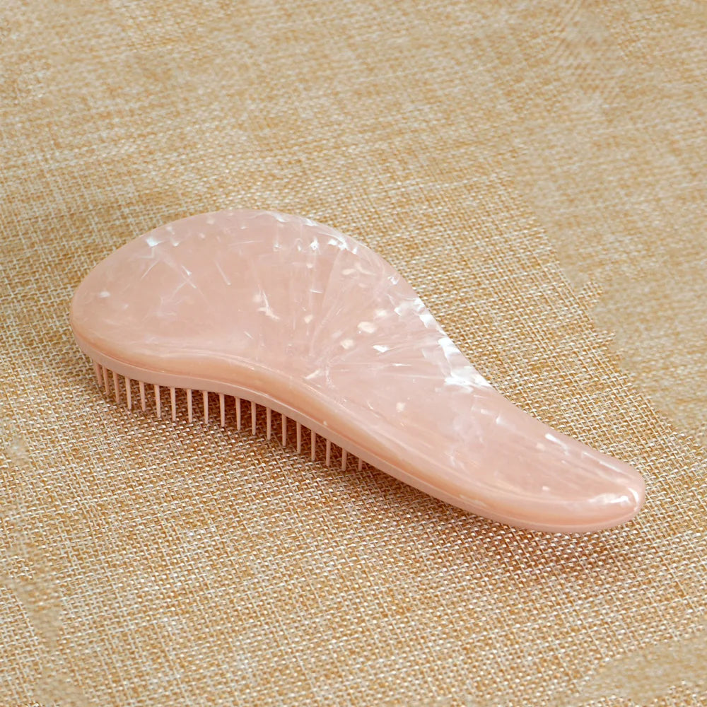 Hair Brush Set – Detangling & Scalp Massage for All Hair Types Hair Detangling Brush Oasis Select SZ31-pink