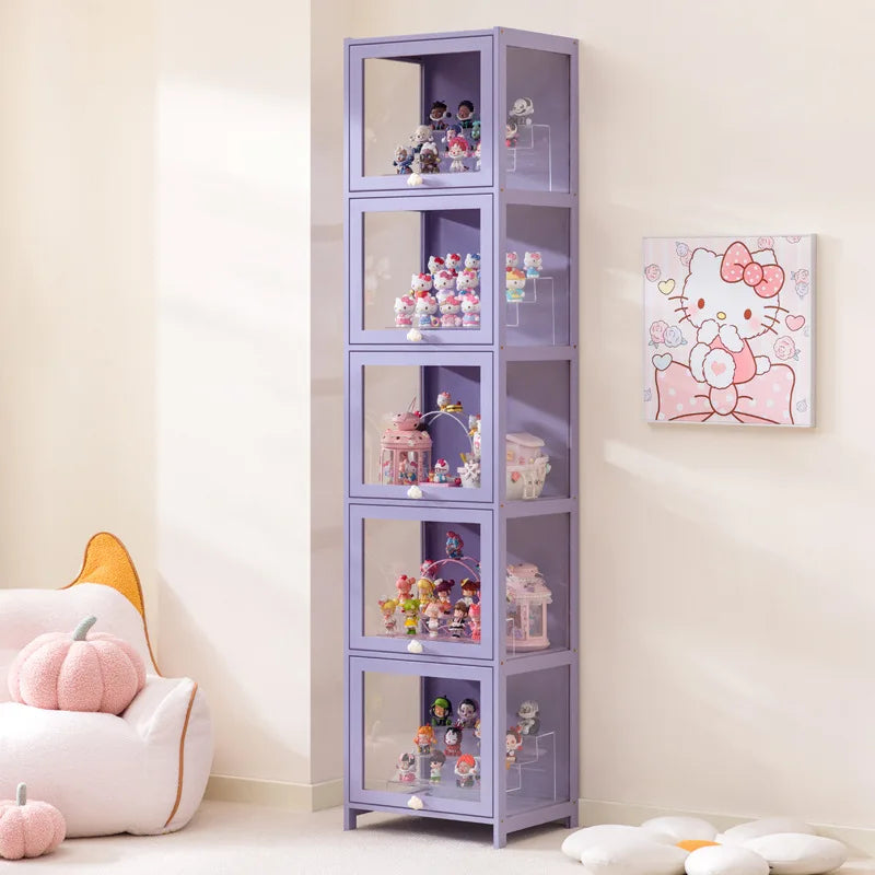 Model Figure Display Cabinet Doll Storage Box Acrylic Transparent Shelf Plush Doll Blind Box Display Shelf Oasis Select