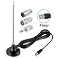 Home radio antenna, FM/AM antenna, DAB digital antenna, universal telescopic rod, digital TV antenna Oasis Select black