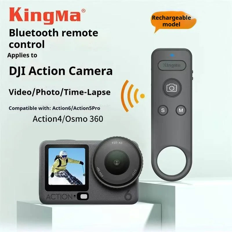 Bluetooth Remote for DJI Osmo Action 4/5 Pro/6 | 10m Range