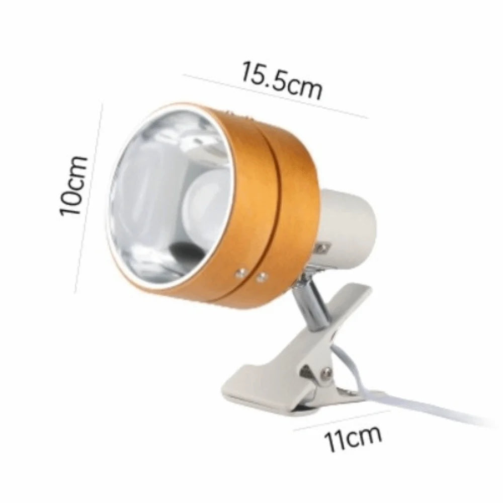 Retro Japanese Solid Wood Swing Arm Clip Wall Lamp 7W LED