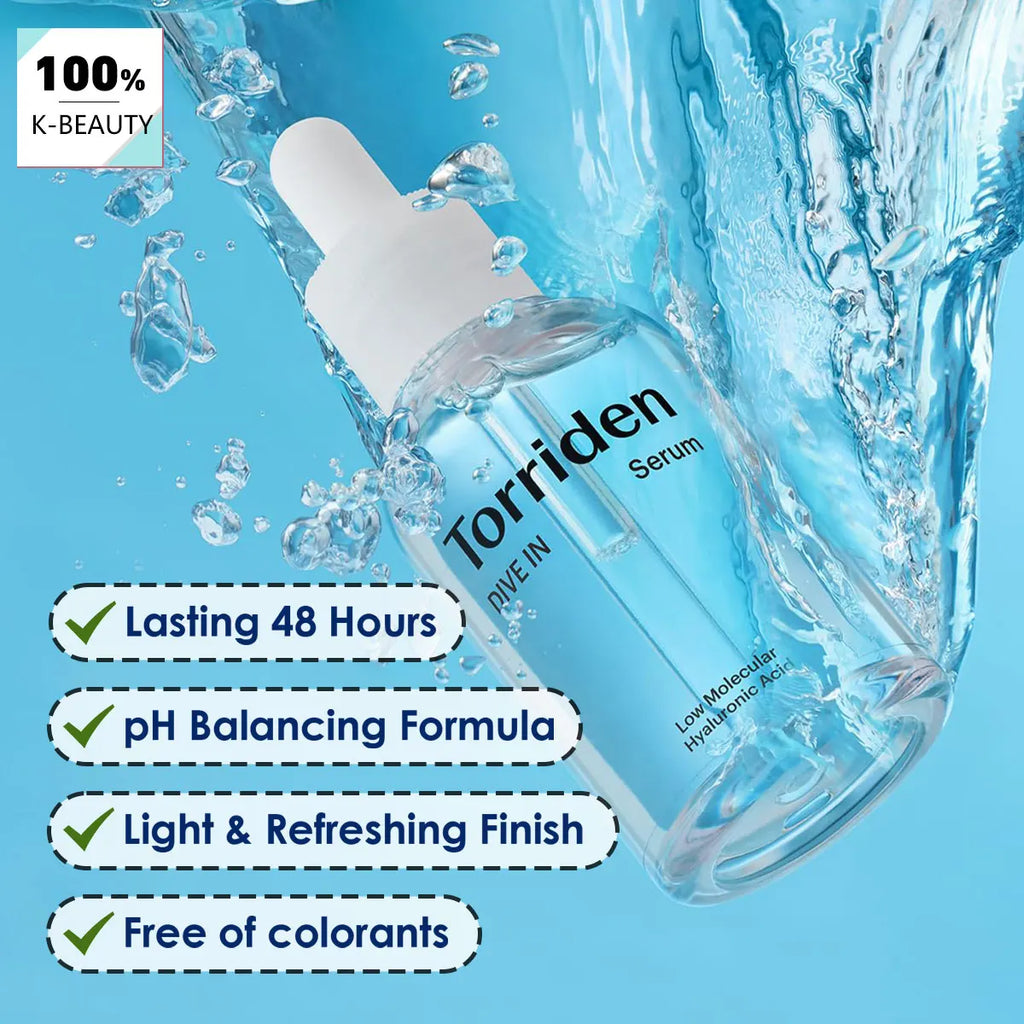 Torriden DIVE-IN Hyaluronic Acid Serum 50ml | Korean Skincare