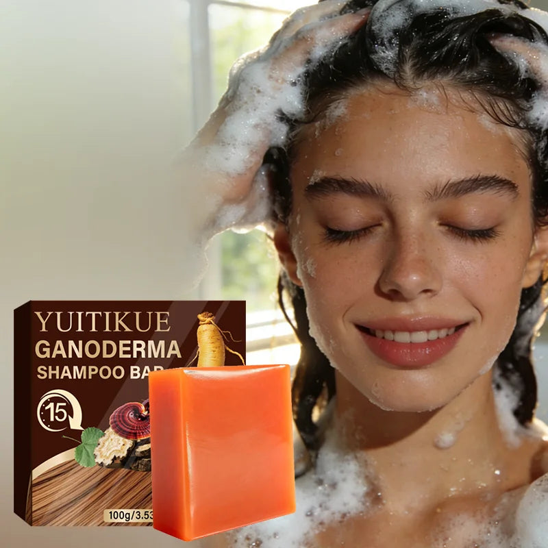 YUITIKUE Ganoderma Shampoo Bar – Scalp Nourish & Deep Clean