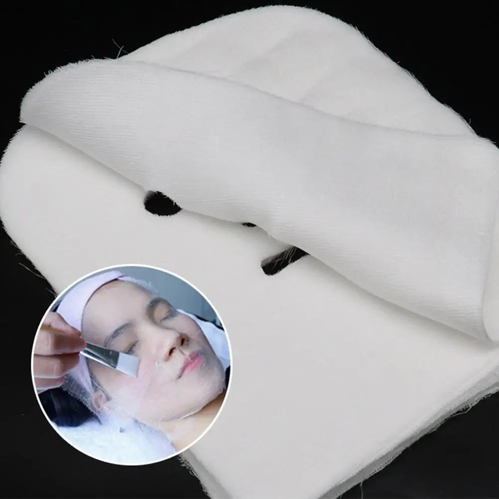 50-Pack Precut Gauze Facial Mask Sheets – Salon & Spa DIY Facial Mask Sheets Oasis Select
