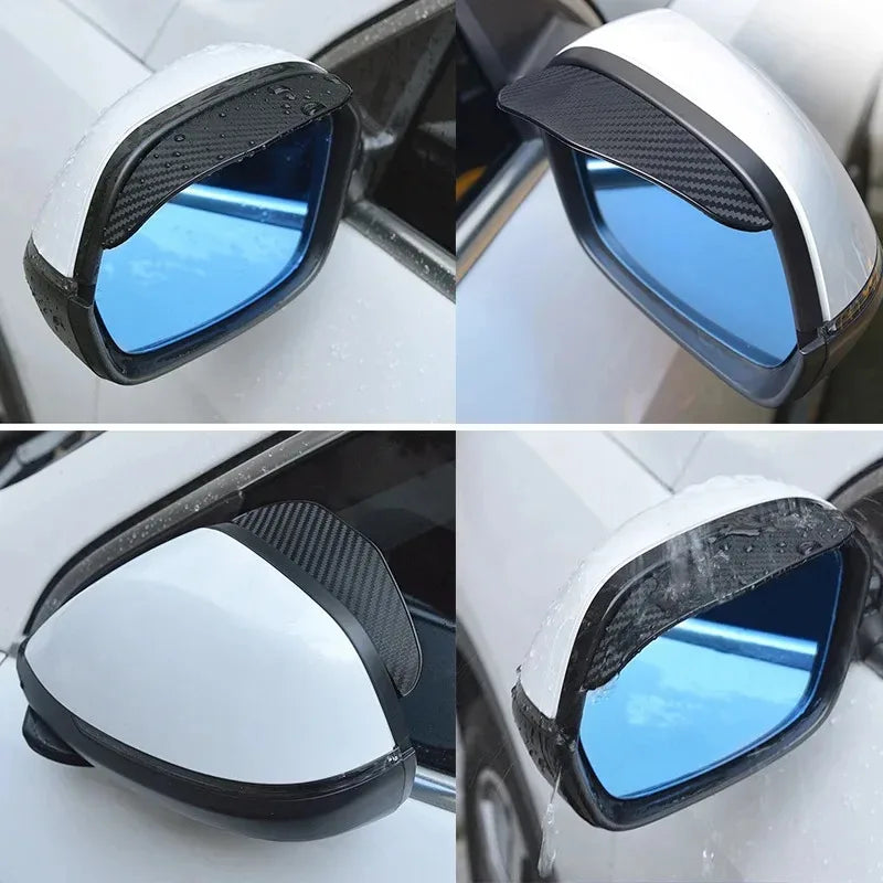 1/2/3/4Pairs Rear View Side Mirror Rain Board Eyebrow Guard Sun Visor Shade Shield Car Exterior Accessories Car Styling Oasis Select