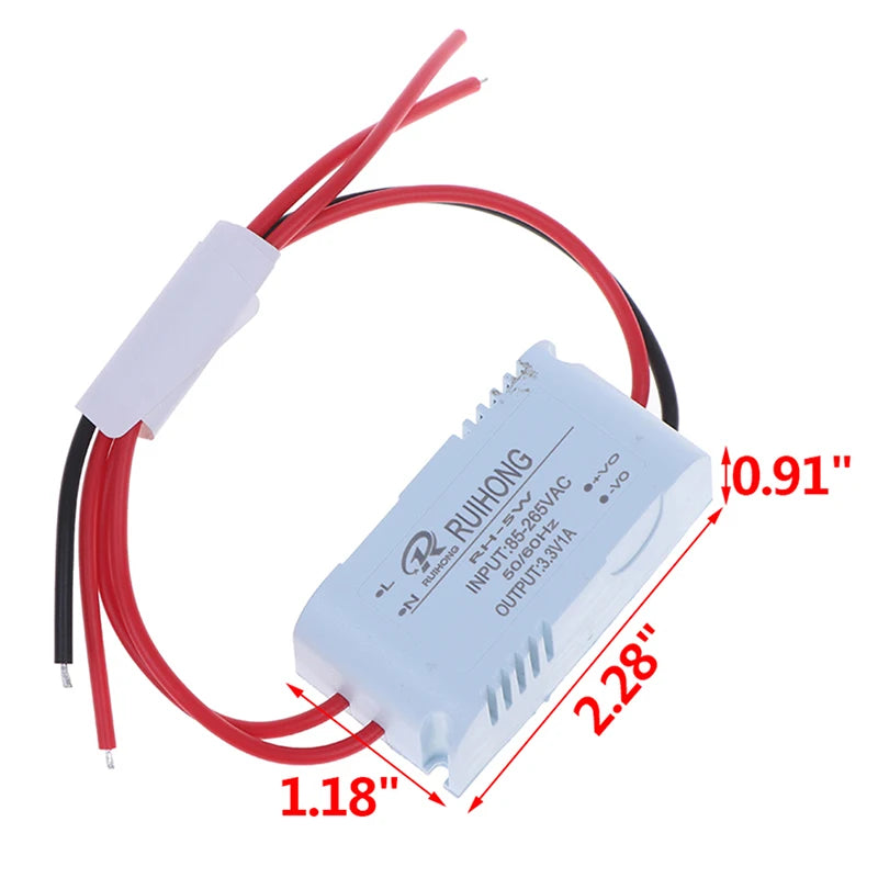 AC-DC Power Supply Module AC 1A 5W 220V to DC 3V 5V 9V 12V 15V 24V Mini Convert Oasis Select