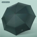 Travel Portable Mini Sun & Rain Folding Anti UV Umbrella, Compact Umbrella for Car, Lightweight UV Protection Windproof Umbrella Oasis Select green