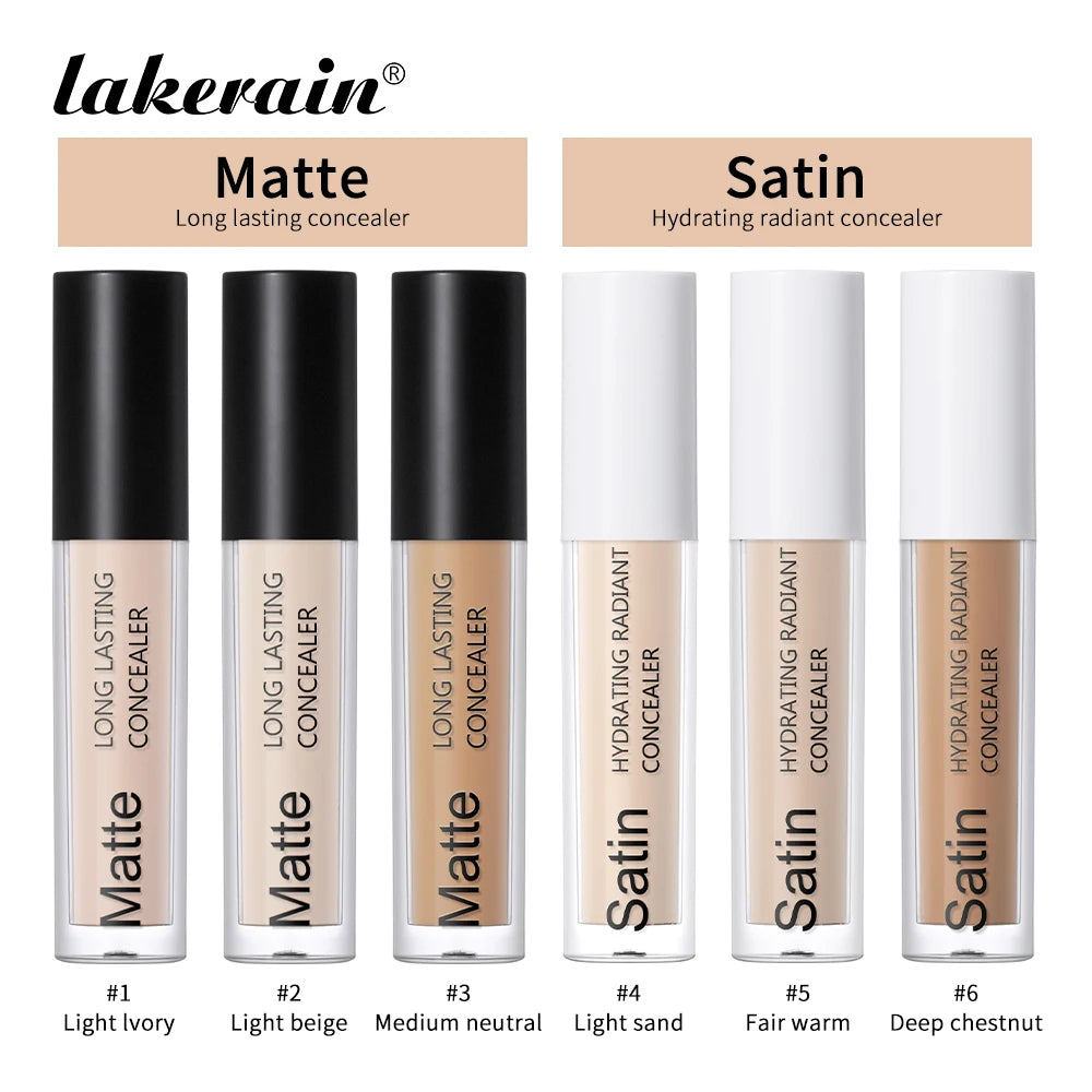 Makeup Face Concealer Hydrating & Moisturizing High Coverage Long Lasting Waterproof Liquid Base Eye Dark Circles Concealer Oasis Select SET