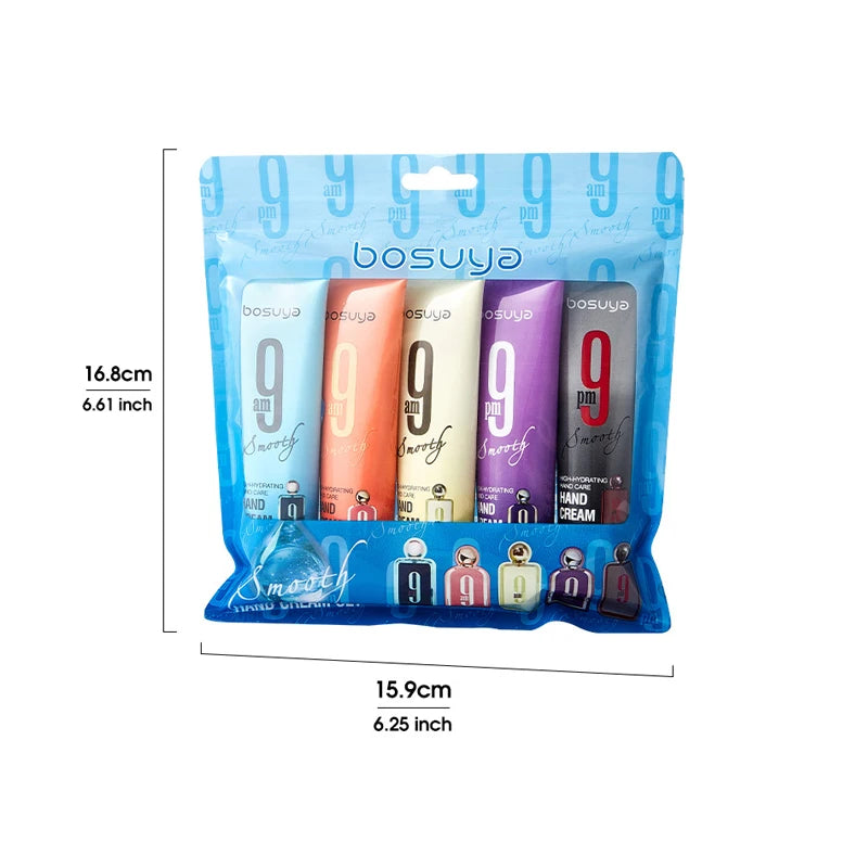 5-Piece Moisturizing Fragrance Hand Cream Set – Non-Greasy Hand Cream Set Oasis Select