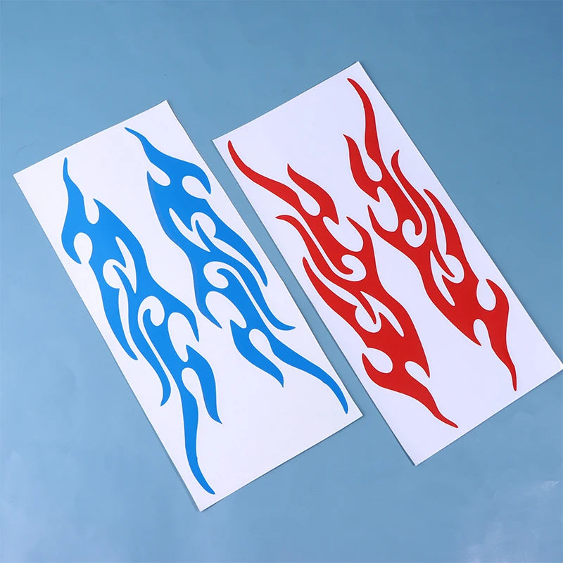 Car Stickers Modified Flame Reflective Sticker Auto Exterior Accessories Decals Moto Body Decor Voiture Car Decoration Oasis Select