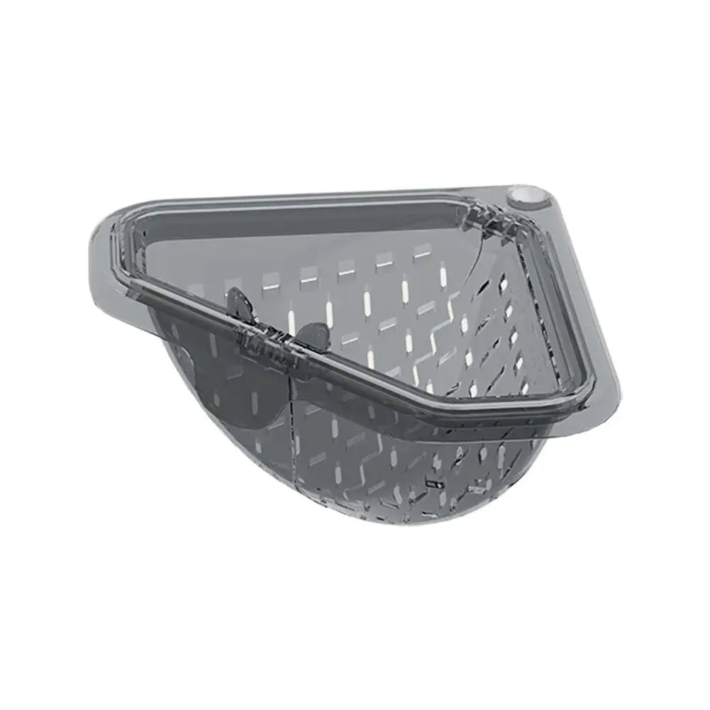 Magnetic Corner Sink Drain Basket – No-Drill Food Strainer