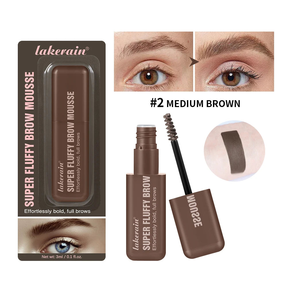 Superfluff Volumizing Brow Mousse | Tinted Waterproof Eyebrow Gel