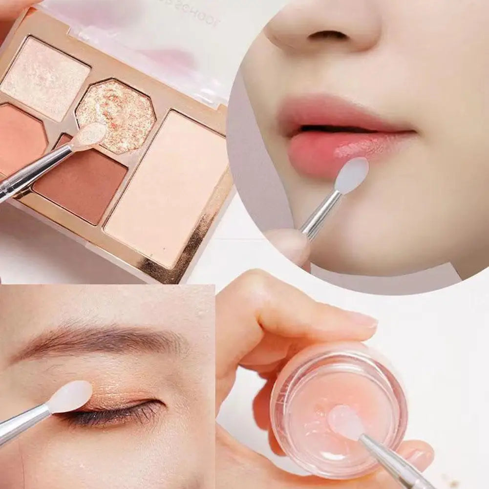 SADOER Retractable Silicone Lip & Concealer Travel Brush Makeup Brush Oasis Select