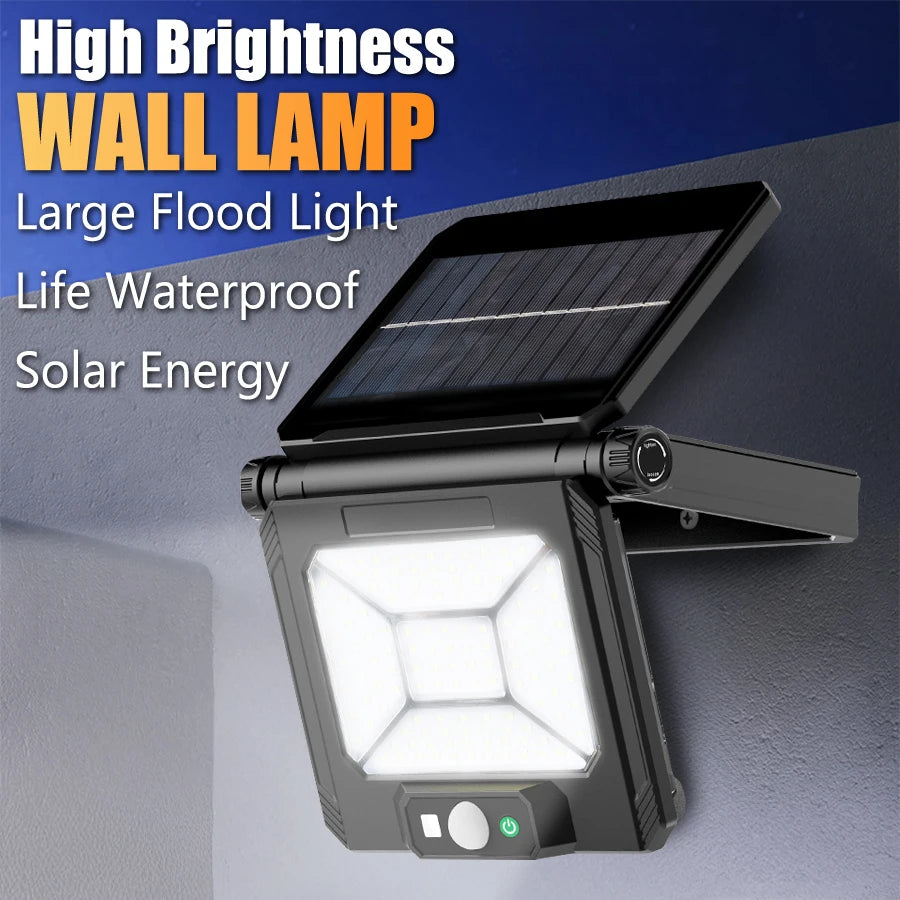 LED Solar Motion Sensor Wall Light 1/2 PCS Outdoor Solar Powered Lights For Yard Garden Fence Garage Waterproof Street Lamp Oasis Select