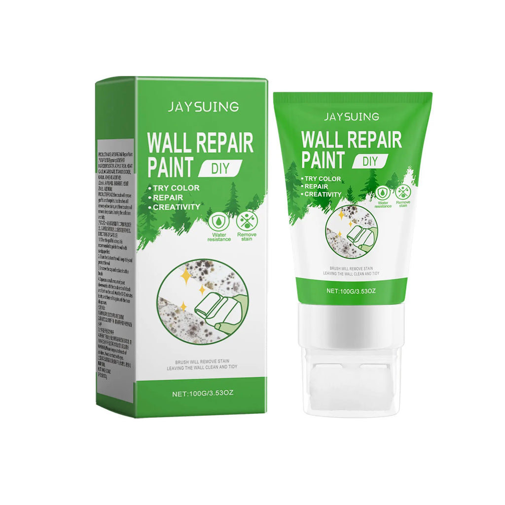 Jaysuing Wall Repair Paint – Stain & Graffiti Cover Primer Wall Repair Paint Oasis Select 100g