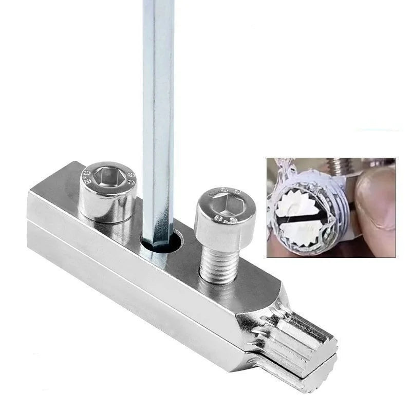 4/6 Point Faucet Angle Valve Wire Extractor Water Pipe Breakage Broken Wire Slide Tooth Broken End Removal Tool Accessory Set Oasis Select