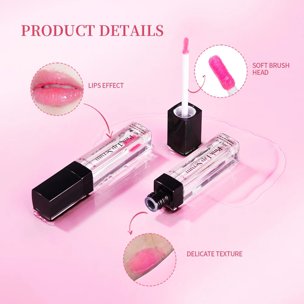 ibcccndc Pink Lip Serum Lotion Moisturizes Moisturizes And Plump Lips Removes Dead Skin Pink Lip Essence Brightener Use Of Face Oasis Select