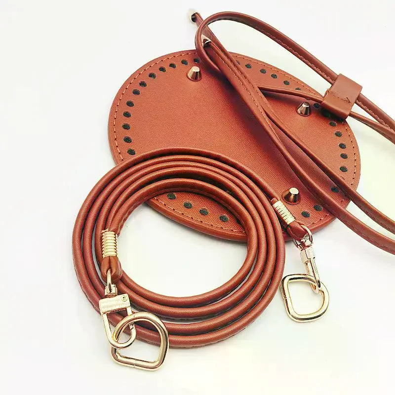 PU Leather Bucket Bag Base DIY Kit – Strap & Drawstring Set Bag Making Kit Oasis Select