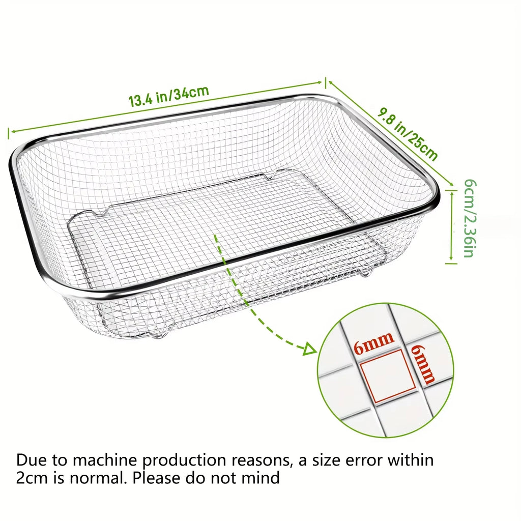 Stainless Steel Soil Sifter - Mesh Garden Sieve for Rock Sifting, Compost & Sand, Heavy-Duty Rust-Resistant Manual Hand Tool Oasis Select