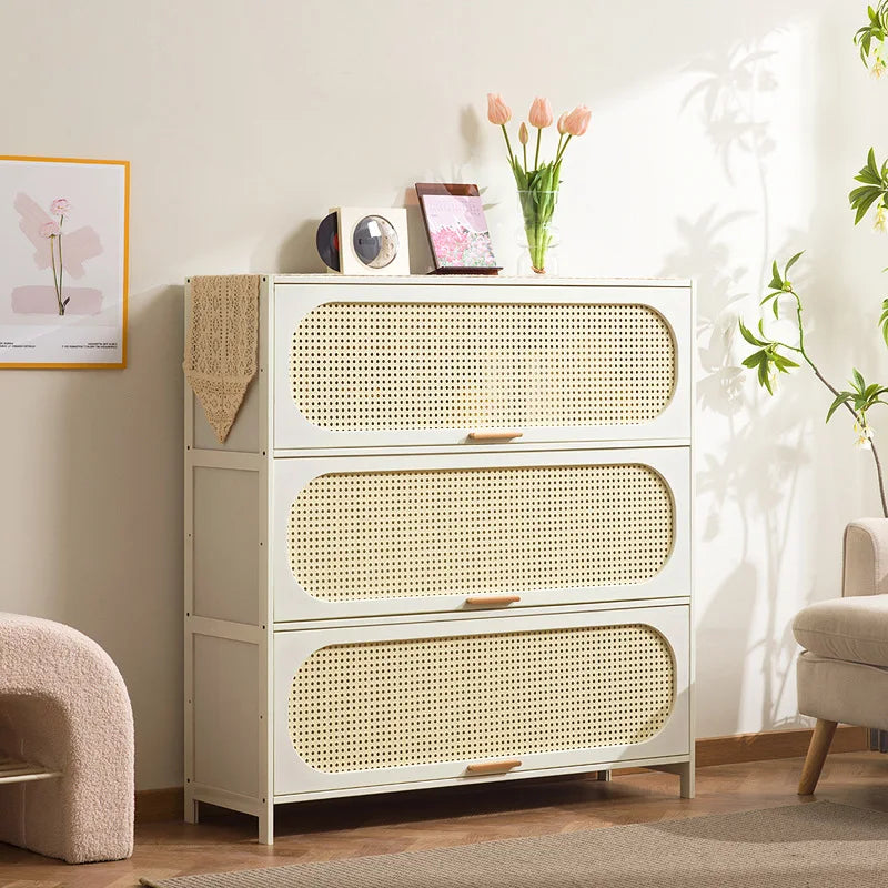 Cream wind all solid wood bookcase simple children's locker open storage cabinet living room study combination locker Oasis Select