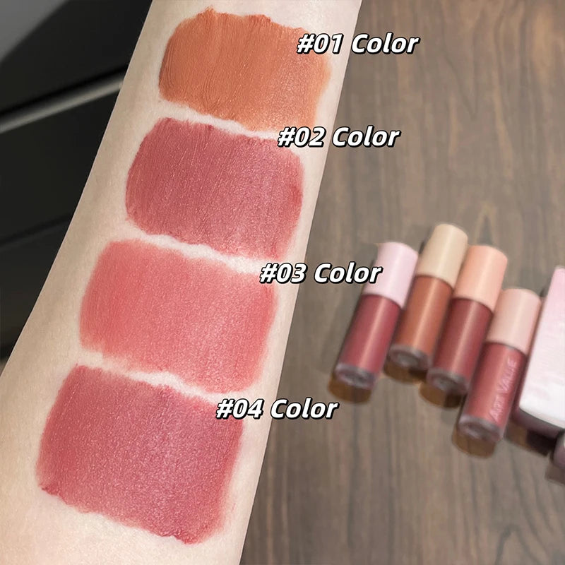 Art Value 4-Color Dual-Use Lip & Cheek Cream Blush Tint