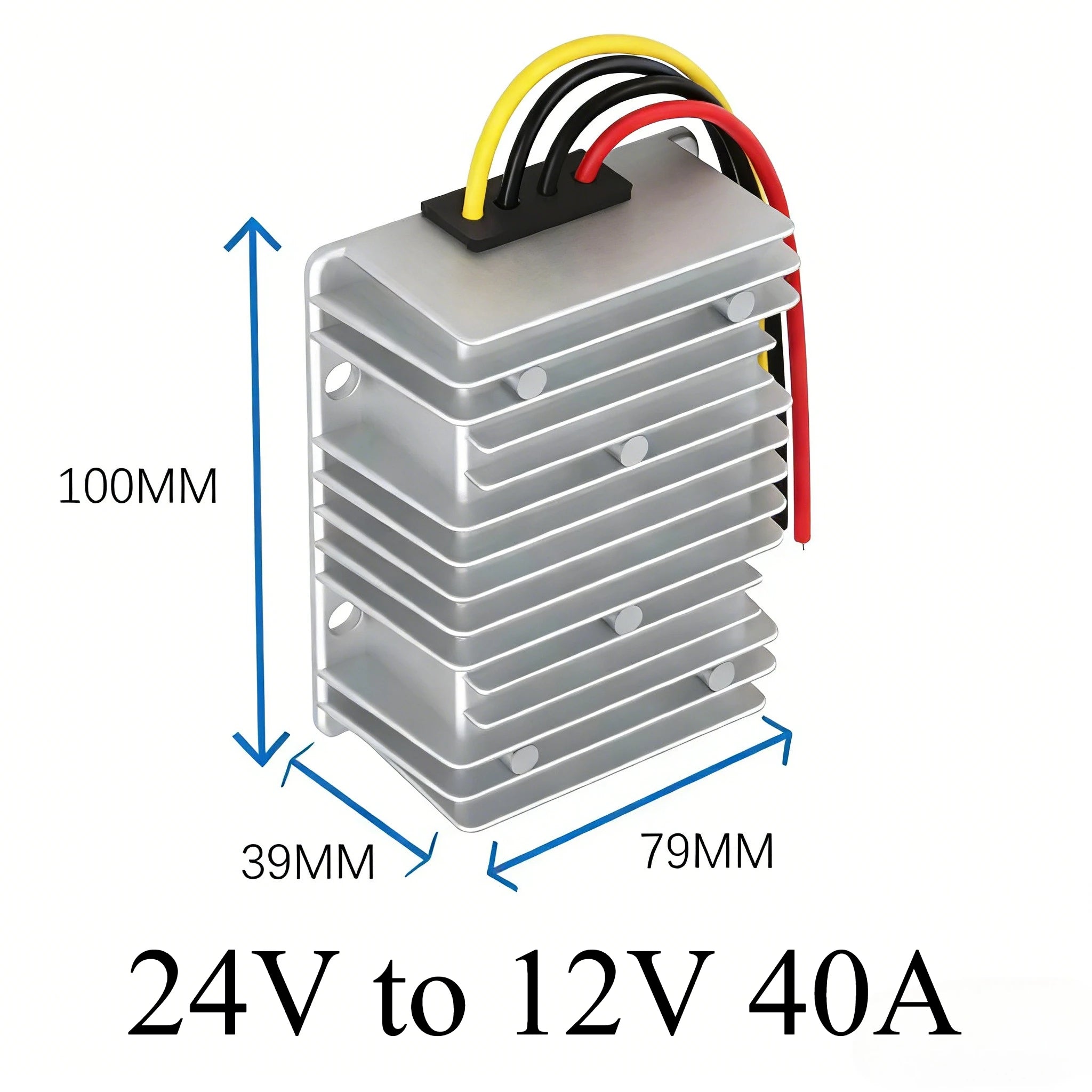 24V to 12V 60A-3A 24 Volt to 12 Volt Buck Voltage Regulator Step Down Power Converter DC DC Converter Buck Module for Cars Solar Oasis Select 24V to 12V 40A DC24V DC12V