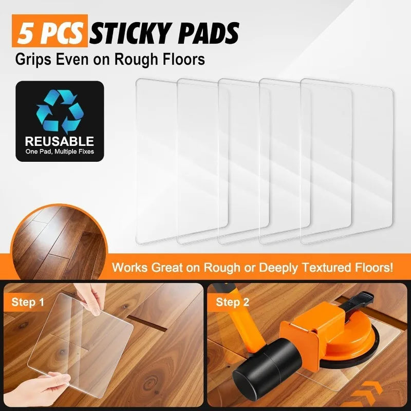 JUSTINLAU Wooden Floor Installation Tools Rubber Hammers Ceramic Tile Joint Special Tools Floor Installation Tools hand tool Oasis Select