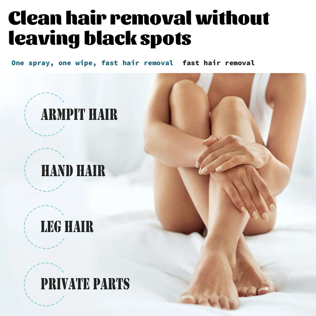 Hair Removal Spray Permanent Gentle Shaving Depilator Intimate Areas Body Hair Growth Inhibitor Painless Powerful Epilator Cream Oasis Select