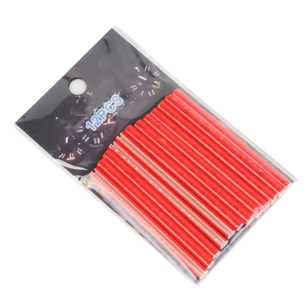 Bike Reflective Stickers Cycling ABS Material Bicycle Colorful DIY Easy To Install Retroreflective Optical Effect Oasis Select Red