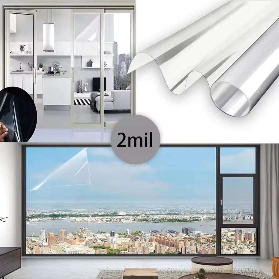 Transparent Safety Glass Explosion-Proof Glass Film Window Film Protective Film Self-Adhesive Shatterproof And Explosion-Proof. Oasis Select